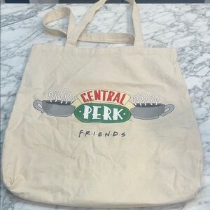 “Friends” Fans!!!!!! Central Perk Friends Beige Tote Bag